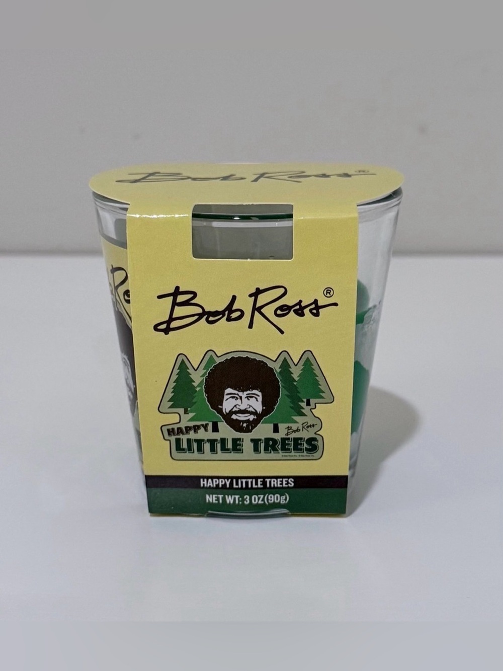 NEW Bob Ross “Happy Little Trees” 3 oz Candle PRICE FIRM